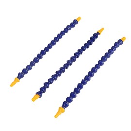 3 PCS Plastic Flexible Coolant Water Oil Pipe Hose For Lathe Milling Machine CNC WEDM Drill (3/8 Thread)