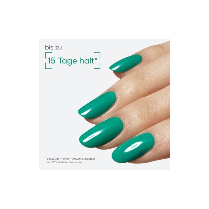 essie langanhaltender Nagellack mit glänzendem Finish, Maniküre ohne UV Licht,