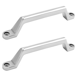 QWORK 2 Pack RV Grab Door Handles - Heavy Duty 304 Stainless Steel Boat Handles Grab for Marine, RV, Camper, Trailer, Truck