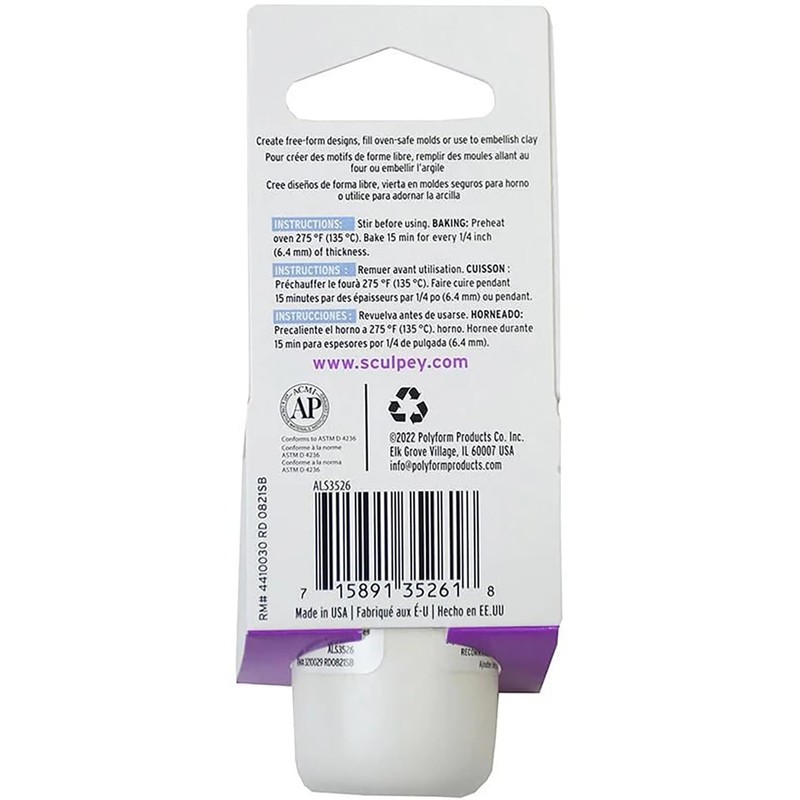 Sculpey Polymer Clay Accessory, 2 fl oz (59 mL) Multicolour
