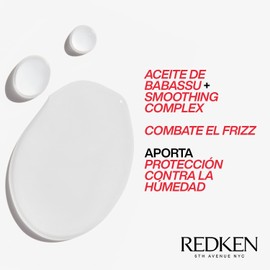REDKEN - Serum Instant Deflate Frizz Dismiss Serum anti-frizz Hidrata profundamente y controla el frizz por un tiempo prolongado Smoothing Complex contiene Aceite de Babassu 125ml