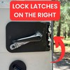 Lock Out Blocker for Airstream Travel Trailer Slide Lock, Prevent