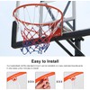 2 Pcs Basketball Net Ultra Heavy Duty Replacement, All-Weather Red/White/Blue