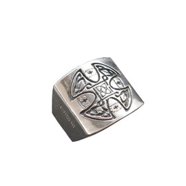 Sterling Silver Men Ring Celtic Cross Genuine Solid Hallmarked 925 Empress