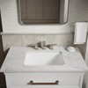KOHLER 20000-0 Caxton Rectangle Undermount Bathroom Sink, Bathroom Vanity Sink