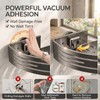 2 PCS Corner Shower Caddy Suction Cup with Hooks, No-Drilling