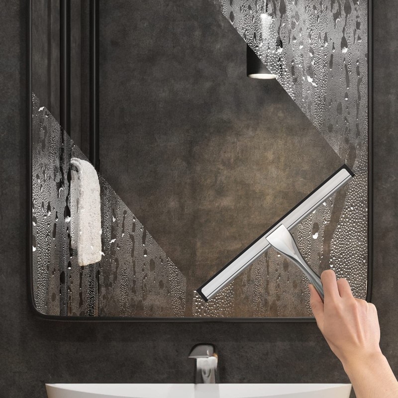 All-Purpose Stainless Steel Shower Squeegee for Shower Glass Door with