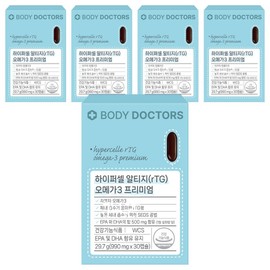 Body Doctors Hypercell Altige Omega 3 Premium 29.7g, 30 tablets, 5 units / 바디닥터스 하이퍼셀 알티지 오메가3 프리미엄 29.7g, 30정, 5개