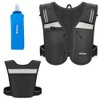 Running Vest for Men Women, Adjustable Hydration Vest with 500ml