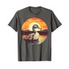 Retro Vintage Duck Hunting Sunset Funny Mallards Duck Hunter T-Shirt