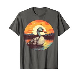 Retro Vintage Duck Hunting Sunset Funny Mallards Duck Hunter T-Shirt