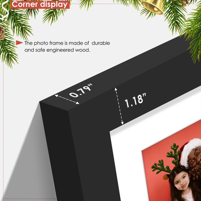 DUENPY 16x38 Collage Picture Frame 4x6 Collage Frame Displays twenty