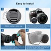 43mm Lens Cap Center Snap on Lens Cap Suitable for