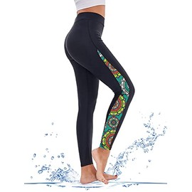Swim Pants for Women UPF 50+ Long Swim Leggings Tights SPF UV Protection Water Pants Diving Rash Guard Wetsuit