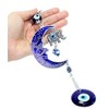 Turkish Blue Evil Eye (Nazar) Moon & Elephant Amulet Wall