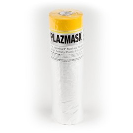 PlazMask Pre-Taped Masking Film, 5-Feet X 65-Feet
