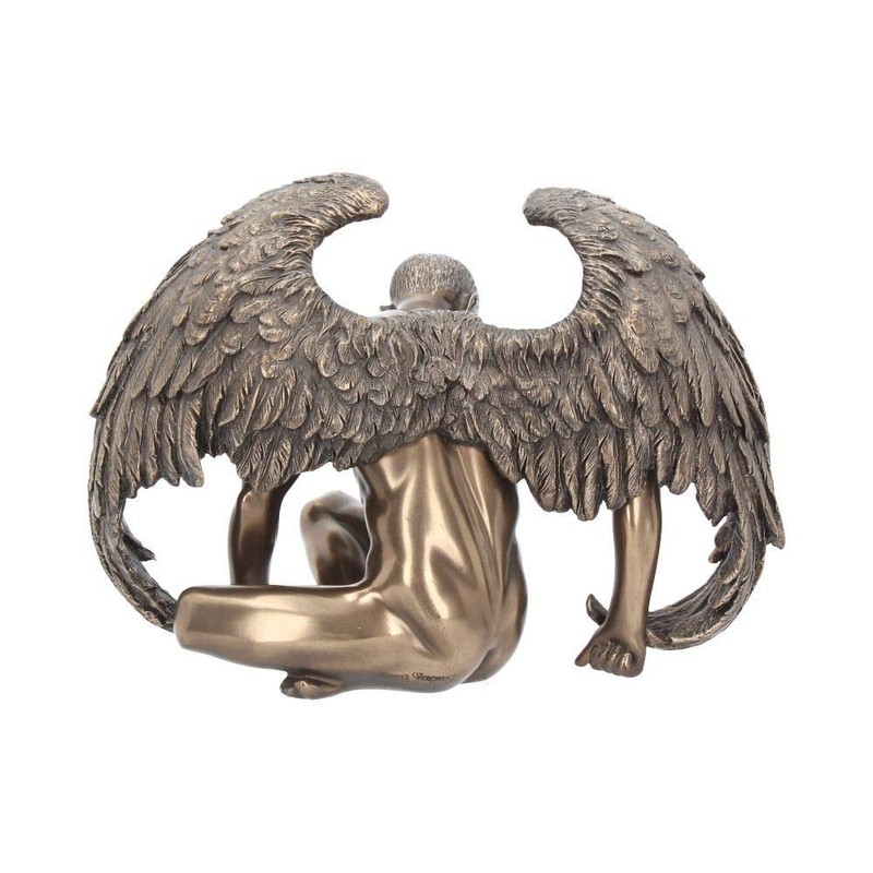 Nemesis Now Angels Rest Figurine 20cm, Resin, Bronze, Naked Angel