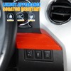 LLKUANG Central Control Dashboard Panel Decorative Panel Cover Compatible with