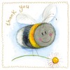 Alex Clark Thank You Foil Card - Bee and Daisy