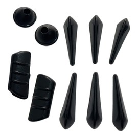 Moderno La Tail Aero Canard General Purpose Aero Protector Fins Car Motorcycle Dress Up Aero Exterior Set Bumper YM-276-AP 2 Set