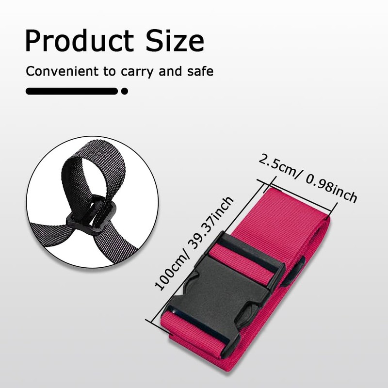 Tie Down Strap, Adjustable Nylon Strap, Car Luggage Straps, Heavy