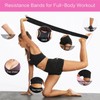 Yoga Bands, Elastic Fitness Bands, 8-Section Segmented Stretching Bands, Digital