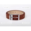 DQT Men Cordovan Leather Belt Gift Box Set