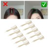 10pcs Z Shaped Wide Tooth Comb Stylish Portable Double Sided