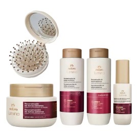Kit Shampoo Cabello Reconstrucción De Daños Extremos Lumina