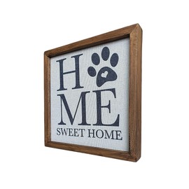 Cuadro Decorativo Minimalista, Home Sweet Home, Decoración, Letrero, Frases Motivadoras, Arte de pared tela impresa, contemporaneo, Moderno, Cuadro de madera de pino, Frases decorativas Para sala de estar, Dormitorio, Decoración de oficina, Frase Calida,