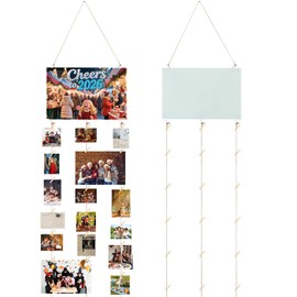 Aulsetch Sublimation Glass Blanks 10 PCS 8X12 Inch Hanging Display Picture Plaque for Wall Decoration