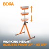 BORA Portamate PM-5090 Adjustable Pedestal Feed Roller Support with 11-1/4"
