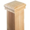 Cambridge Clear Pine Pyramid Newel CAPS 82mm, Full Stair Newel