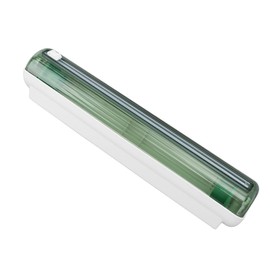 Plastic Food Wrap Dispenser with Slide Cutter for Cling Film Kitchen Storage Accessories (Green)