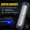 Xprite Blue LED Emergency Strobe Lights Kit for Vehicles -