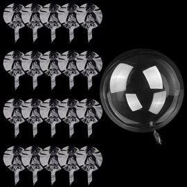 20 Pcs Bobo Balloons Clear Big Bubble Transparent Balloons Stretch-free for Birthday Wedding DIY Party Decoration (36 inches)