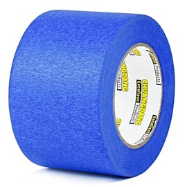 Blue Painters Tape 1rolls,3Inch x 60Yards,Blue Masking Tape,Paint Tape for Wall Painting,DIY Crafts Arts,Painter's,Decoration Labeling,No Residue, Easy Removal