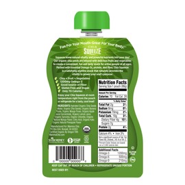 Mamma Chia Squeeze Vitality Snack, Green Magic, 3.5 Ounce (Pack of 8)