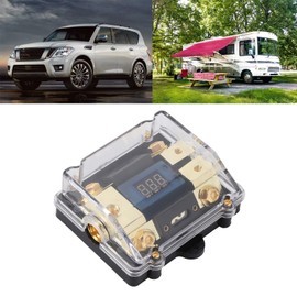 04 Gauge Holder,Holder W Display 1 in 2 Out Suuonee Power Car Digital O Brand: Akozon 5.0 of 5 Stars1 Reviews Box Transparent 0/2/4 Gauge Way Voltage with 100A Distribution Block