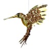 Gisela Graham Gold Sparkle & Bead Hummingbird Christmas Tree Hanging