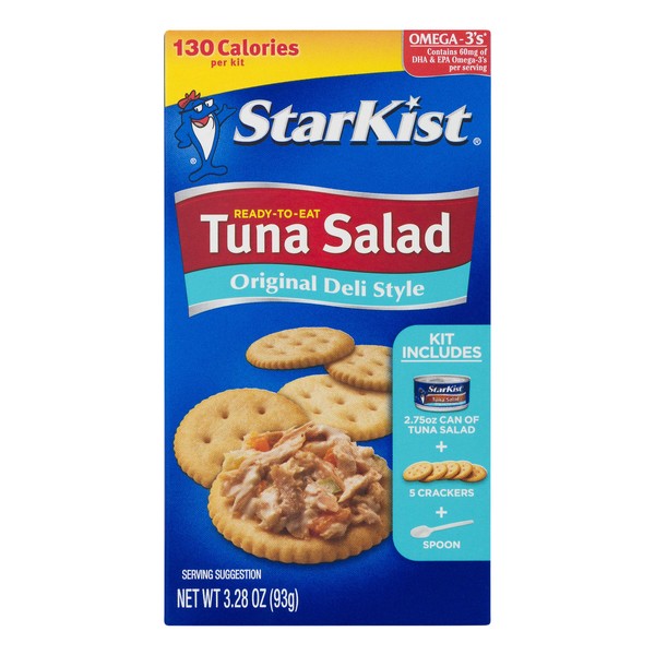 StarKist Ready-to-Eat Tuna Salad Kit, Original Deli Style (Pack of 12)