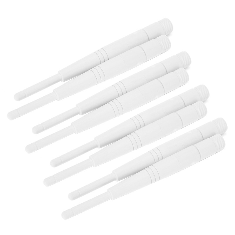 8Pcs WiFi Antenna 2.4G/5G Dual Band 4DBi Omni RPSMA Interface