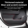 LUNQIN Car Door Anti Kick Pad for Toyota RAV4 2019