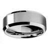 8MM High Polish/Matte Finish Men's Tungsten Ring Wedding Band Size