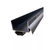 KC Hardware U Shaped Aluminum Door Bottom Sweep with Door