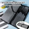 Professional Paint Brush Set, 24 Pieces, Multiple Styles for Acrylic