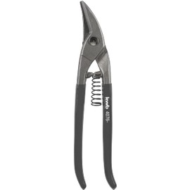 kwb Professional Tin Snips, Straight, 250 mm, for Wide Curves, Designed for Short Straight Cuts for Sheet Metal Max. 1.5 mm and Stainless Steel / V2A up to 1 mm