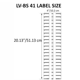 Littversions Exclusive 1" Inverse Breaker Side 40 Circuits 2 Labels Vinyl Fuse Box Circuit Breaker Panel Directory Labels/Decals/Stickers for All Electrical Panel/Load Centers Upside Down Waterproof