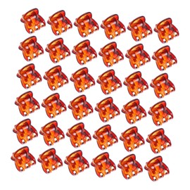 Outanaya 36pcs Lady Headdress Small Hair Claw Clips Heart-shaped Hair Clips for Diy Accessories