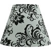 Aspen Creative 32293A Hardback Empire Transitional Spider Lamp Shade in